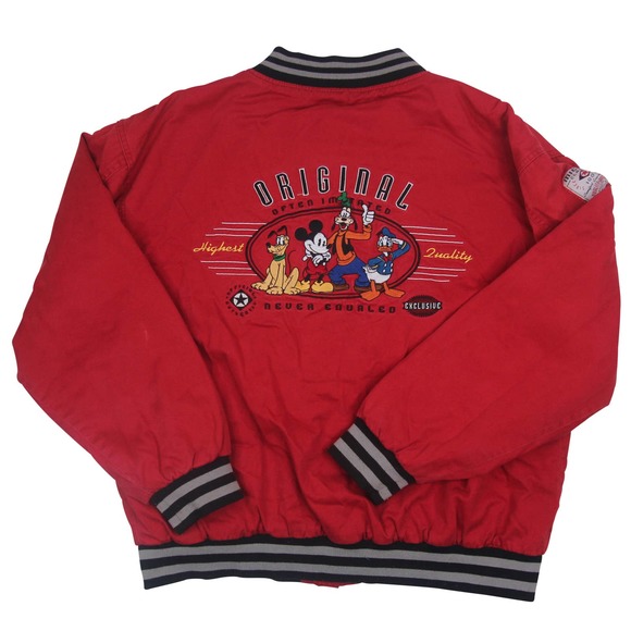 Disney Jackets & Coats Vintage Disney Embroidered Bomber Jacket